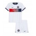 Tanie Strój piłkarski Paris Saint-Germain Koszulka Wyjazdowej dla dziecięce 2023-24 Krótkie Rękawy (+ szorty)